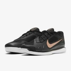 Nike Court Air Zoom Vapor Pro (Women's) - Black/White/Metallic Red Bronze 7 Nike Court Air Zoom Vapor Pro (Women's) - Black/White/Metallic Red Bronze -Cheap Women's Tennis Shoes Store W CZ0222 024 4