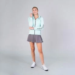 Bidi Badu Inga Tech Jacket (Women's) - Mint/Grey -Cheap Women's Tennis Shoes Store W194018223 MTGR IngaJacket 3
