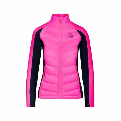 Bidi Badu Dania Tech Down Jacket (Women's) - Pink/Dark Blue -Cheap Women's Tennis Shoes Store W194086223 PKDBL DaniaTechJacket 1