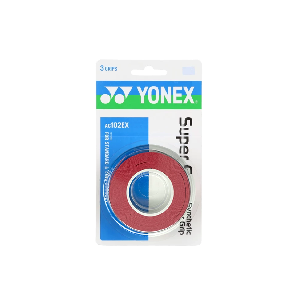 Yonex Super Grap Overgrips (3-Pack) - Wine Red 1 Yonex Super Grap Overgrips (3-Pack) - Wine Red