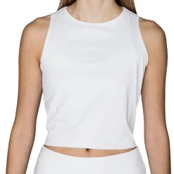 Ace Athletics Ace Mesh Tie Back Tank (Women's) - White