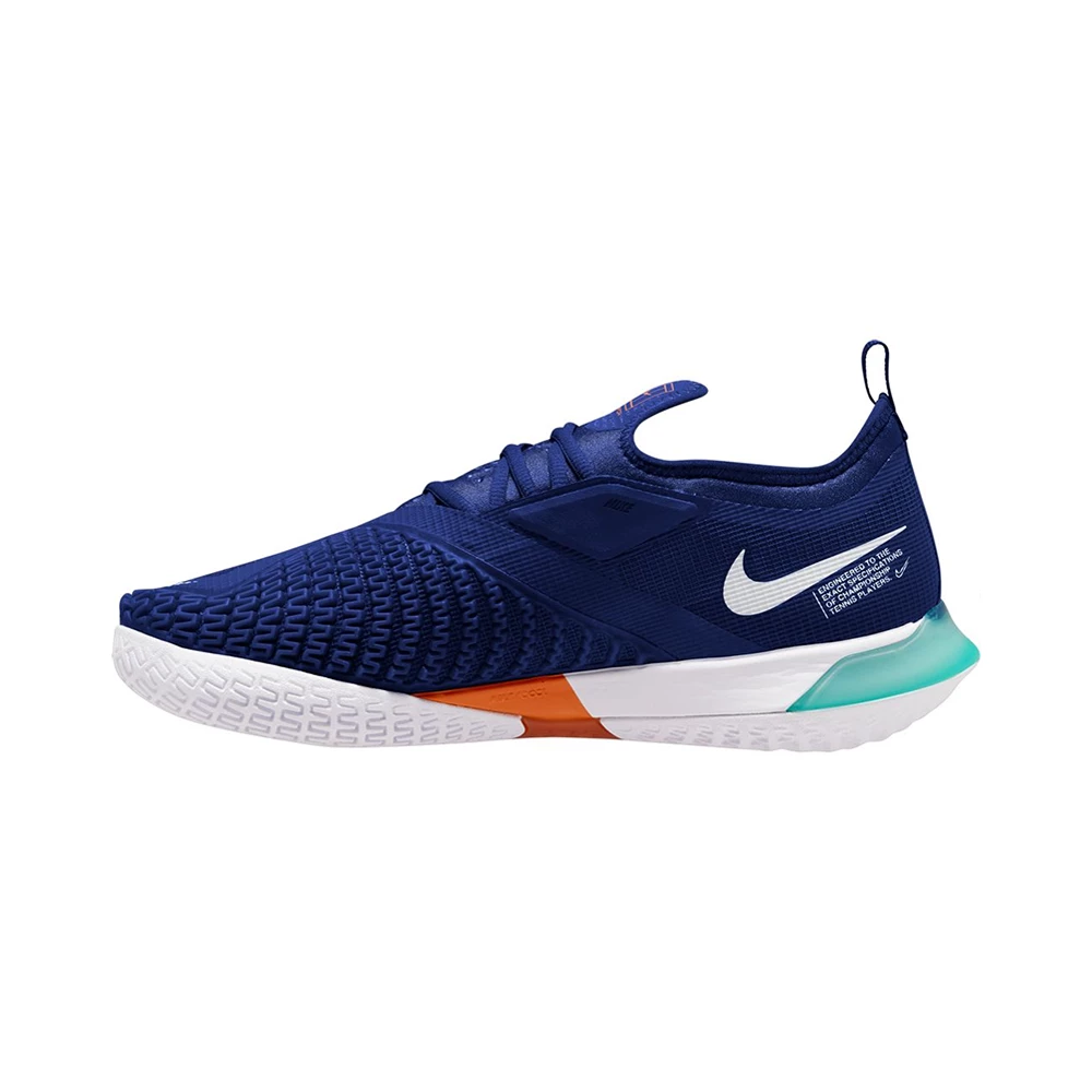 Nike Court React Vapor NXT (Men's) - Deep Royal Blue/White/Dynamic Turq (Available Size: 12.5) 2 Nike Court React Vapor NXT (Men's) - Deep Royal Blue/White/Dynamic Turq (Available Size: 12.5) - Image 2