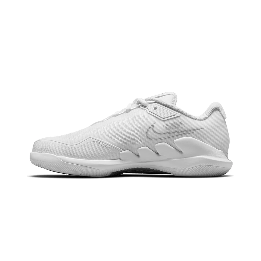 Nike Court Air Zoom Vapor Pro (Women's) - White/Metallic Silver 2 Nike Court Air Zoom Vapor Pro (Women's) - White/Metallic Silver - Image 2