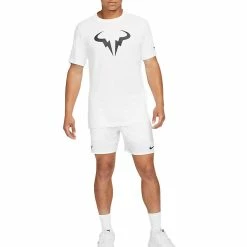Nike Court Dri-Fit Tee Rafa SSNL (Men's) - White/Black 5 Nike Court Dri-Fit Tee Rafa SSNL (Men's) - White/Black -Cheap Women's Tennis Shoes Store nikecourt dri fit rafa mens tennis t shirt jg2hgC 1