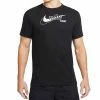 Nike Swoosh Tennis Tee (Men's) - Black