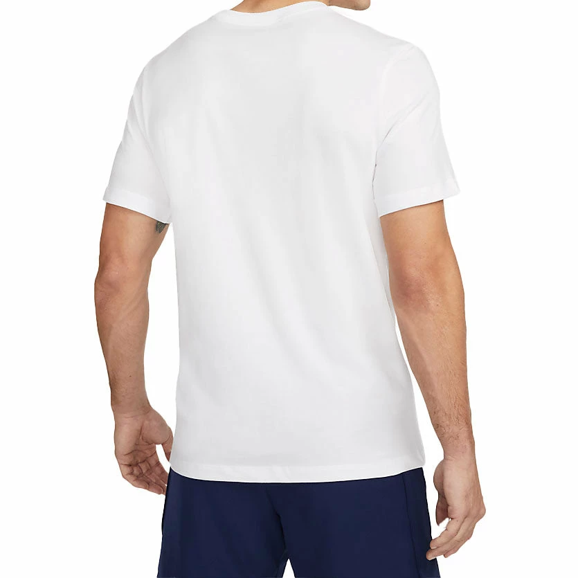Nike Swoosh Tennis Tee (Men's) - White 2 Nike Swoosh Tennis Tee (Men's) - White - Image 2