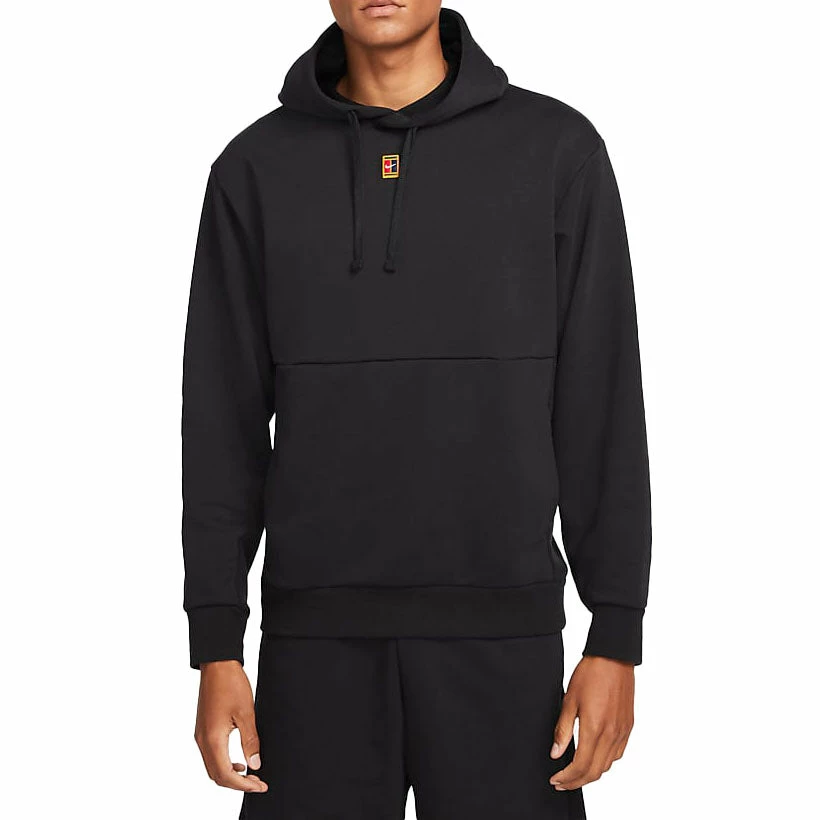 Nike Court Fleece Heritage Hoodie (Men's) - Black 1 Nike Court Fleece Heritage Hoodie (Men's) - Black