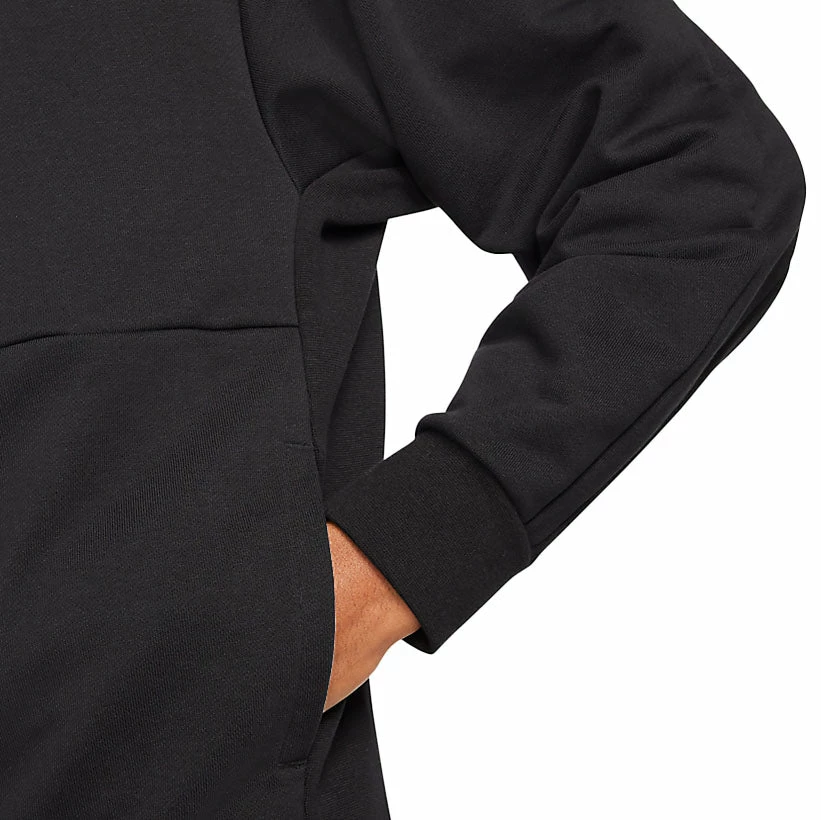 Nike Court Fleece Heritage Hoodie (Men's) - Black 4 Nike Court Fleece Heritage Hoodie (Men's) - Black - Image 4