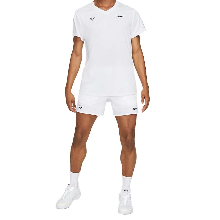 Nike Rafa Challenger Top (Men's) - White/Black 3 Nike Rafa Challenger Top (Men's) - White/Black - Image 3