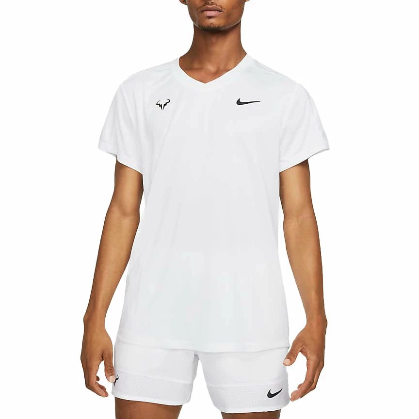Nike Rafa Challenger Top (Men's) - White/Black 1 Nike Rafa Challenger Top (Men's) - White/Black