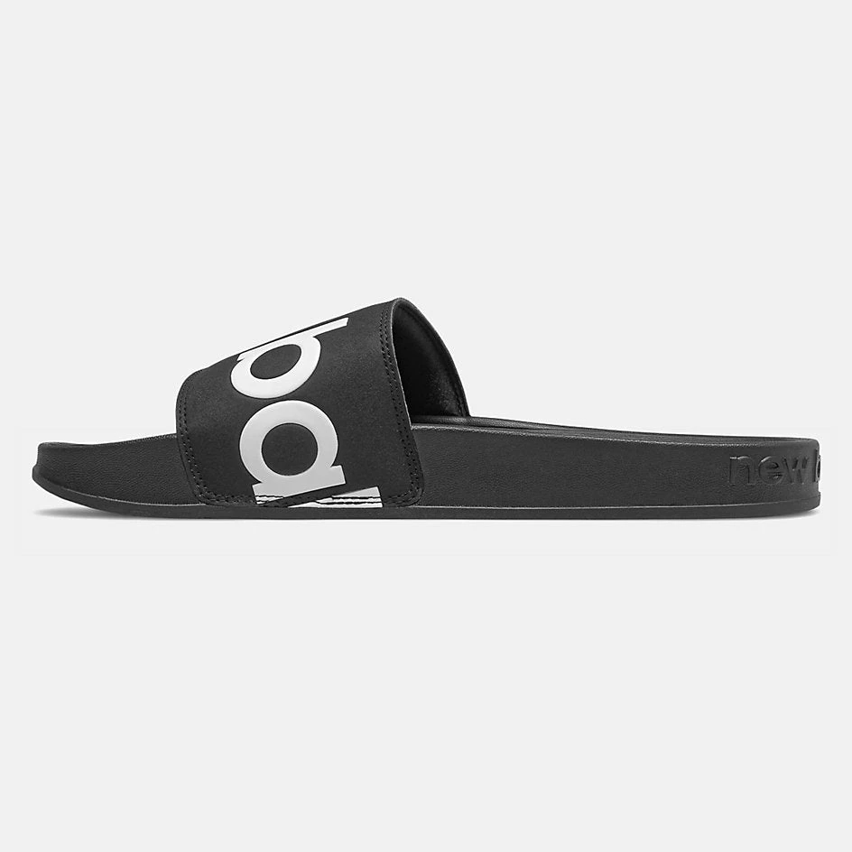 New Balance 200 Slides 4E-XWide (Men's) - Black/White 2 New Balance 200 Slides 4E-XWide (Men's) - Black/White - Image 2
