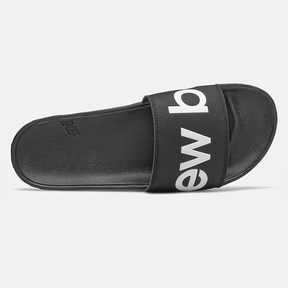 New Balance 200 Slides 4E-XWide (Men's) - Black/White 3 New Balance 200 Slides 4E-XWide (Men's) - Black/White - Image 3
