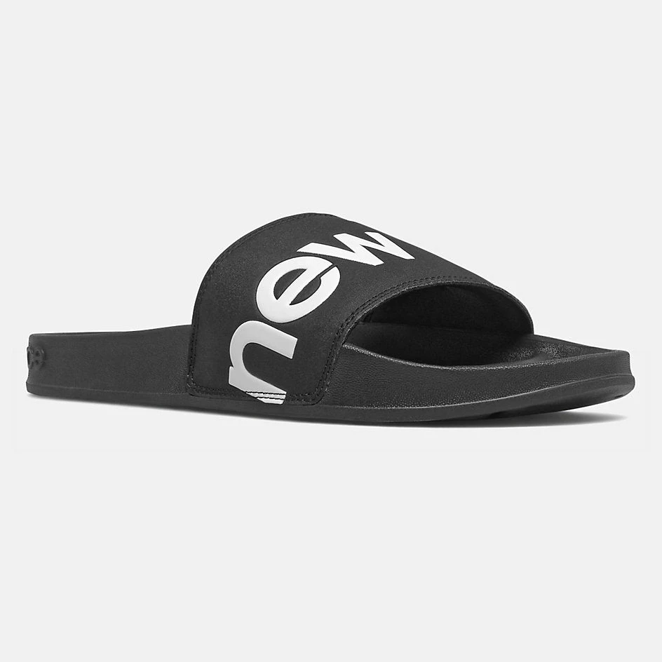 New Balance 200 Slides 4E-XWide (Men's) - Black/White 4 New Balance 200 Slides 4E-XWide (Men's) - Black/White - Image 4