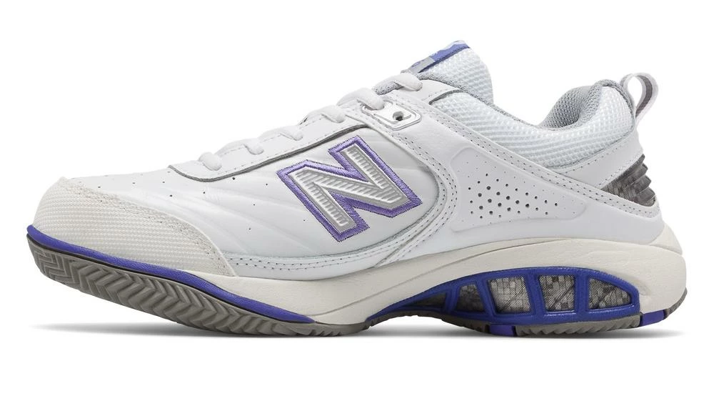New Balance 806 D-Wide (Women's) - White/Purple 2 New Balance 806 D-Wide (Women's) - White/Purple - Image 2