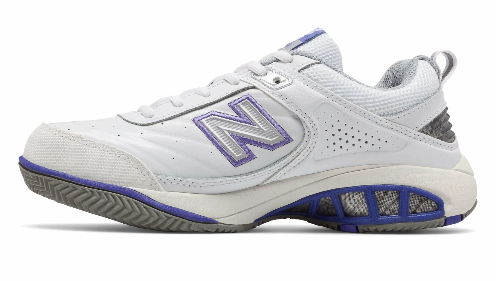 New Balance 806 D-Wide (Women's) - White/Purple 4 New Balance 806 D-Wide (Women's) - White/Purple - Image 4