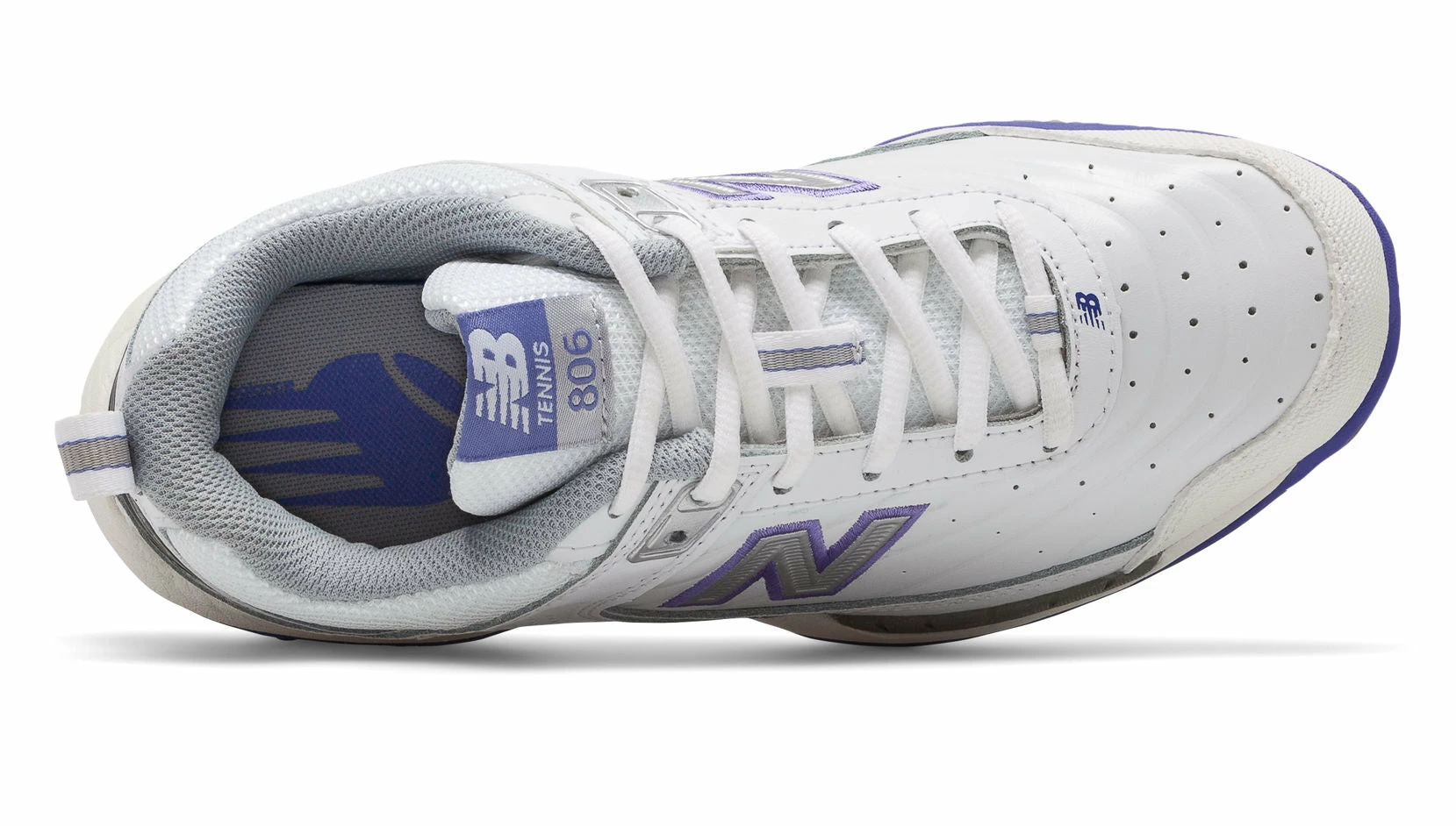 New Balance 806 D-Wide (Women's) - White/Purple 6 New Balance 806 D-Wide (Women's) - White/Purple - Image 6