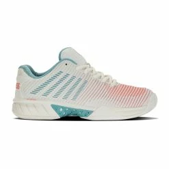 K-Swiss Hypercourt Express 2 (Women's) - White/Nile Blue/Desert Flower