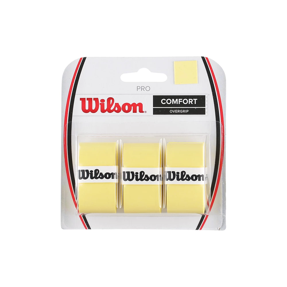 Wilson Pro Overgrip 3-Pack - Yellow 1 Wilson Pro Overgrip 3-Pack - Yellow